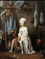 The Morning Wash: Woman on a Bidet, ca. 1790